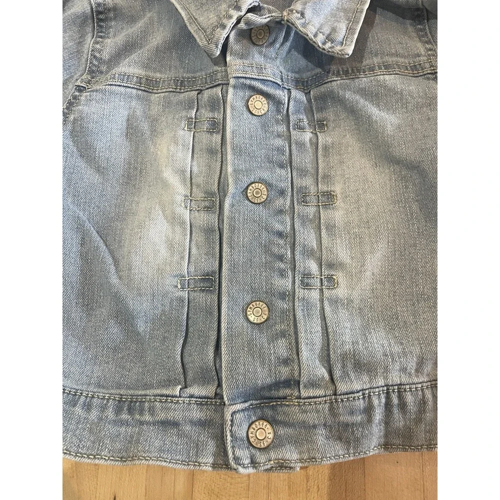 Gymboree Light Blue Denim Jacket Girls 2T Toddler Long Sleeve Button Pockets